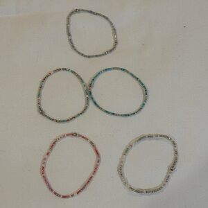Set of 5 Enewton bracelets